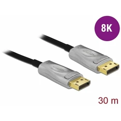 DELOCK Ενεργό Οπτικό Καλώδιο DisplayPort 1.4 30m — 8K@60Hz / 4K@144Hz (Μοντέλο 85889)