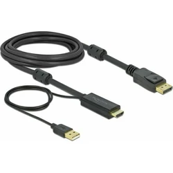 Delock καλώδιο HDMI σε DisplayPort 4K 30Hz 3 m