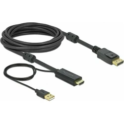 Καλώδιο HDMI σε DisplayPort 4K 30Hz 5 m - DeLOCK