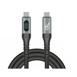 Delock USB 40 Gbps Data & Fast Charging Coaxial Cable 1 m 8K 60Hz USB PD 3.1 EPR 240W (Delock 86067)