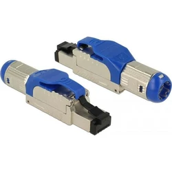 Delock RJ45 βύσμα πεδικής συναρμολόγησης Cat.8.1 μεταλλικό