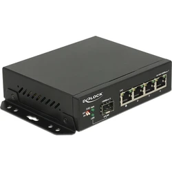 Delock Gigabit Ethernet Switch 4 Θύρες + 1 SFP (Delock 87704)