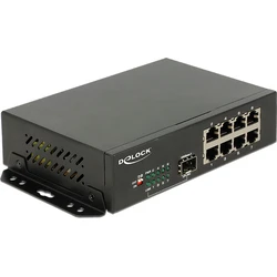 Delock Gigabit Ethernet Switch 8 θυρών με 1 θύρα SFP (μοντέλο 87708)