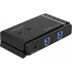 DeLock 87736 Διακόπτης USB 3.0 matrix 2x2 - KVM & Data Switch (USB-B 3.0)