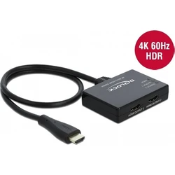 DELOCK HDMI Splitter 1 x HDMI in > 2 x HDMI out 4K 60 Hz