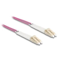Delock οπτικό καλώδιο LC Duplex σε LC Duplex Multimode OM4 2 m (γωνιακό)