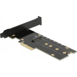PCI Express x4 κάρτα σε 1 x εσωτερικό NVMe M.2 (Key M) με ψύκτρα και RGB LED - Low Profile