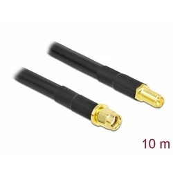 Delock καλώδιο κεραίας RP‑SMA αρσενικό σε RP‑SMA θηλυκό 10 m LMR300 low loss (MPN: 90446)