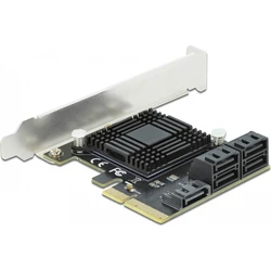 Delock Κάρτα 5 θυρών SATA PCI Express x4 - Low Profile (MPN 90498)
