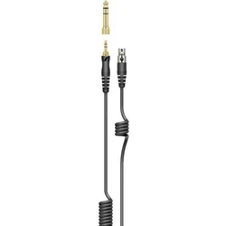 Sennheiser Καλώδιο ήχου 3.5mm αρσενικό - 3.5mm αρσενικό, Μαύρο, Επίχρυσοι ακροδέκτες