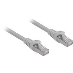 Sharkoon Patchkabel RJ45 Cat.6a S/FTP 15m LSOH (Γκρι)