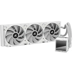 Sharkoon S60 Υδρόψυξη AIO CPU 360mm με 3 Ανεμιστήρες 120mm ARGB - Λευκή