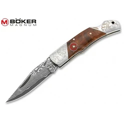 Boker Magnum Damascus Duke Σουγιάς Καφέ 01MB946DAM
