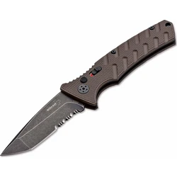 Boker Plus Strike Σουγιάς Αυτόματος Καφέ σε Θήκη 01BO425