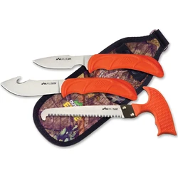 Outdoor Edge Μαχαίρι Πορτοκαλί Σετ 3τμχ 02OE057