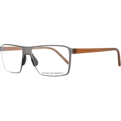 Porsche Design P8309 B Men's Aviator Optical Glasses Metal Frame 56/16/145 Gray/Silver