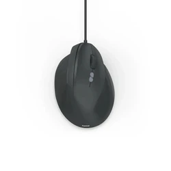 HAMA Ergonomic Vertical Mouse ECM-500R, Wired, 7 Buttons, Black