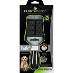 FURminator Small Dog Comb for Hair Removal, Grey