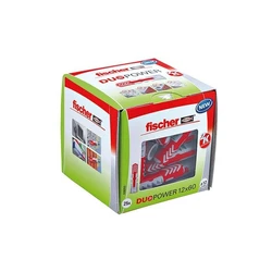 Fischer Duopower Ούπα Πλαστικό 12x60mm - 25 τεμάχια