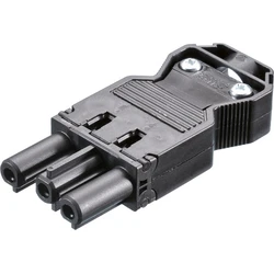 Φις Ρεύματος Bachmann whip plug GST18/3 Black