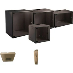EFB Elektronik 19" 9U Τοίχου Rack Κουτί Basic, Βάθος 450mm, Μαύρο (WGB-1909TS.45)