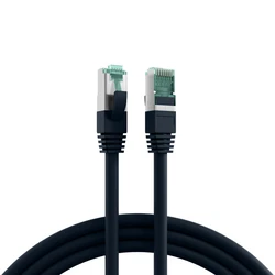 EFB RJ45 Patch Cable S/FTP Cat.6a LSZH 30 m Black