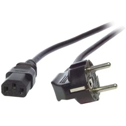 IEC C13 - IEC C13 τροφοδοτικό καλώδιο 0.18 m Μαύρο EK504.0.5V2