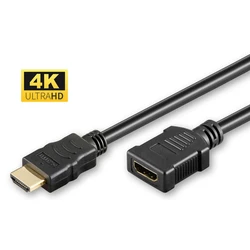 Microconnect Καλώδιο Επέκτασης HDMI 1.4 αρσ.-θήλ. 5 m Μαύρο