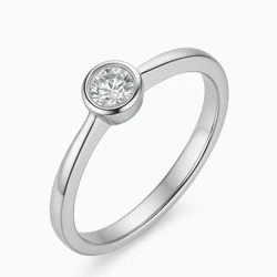 Diamonfire Γυναικείο Δαχτυλίδι από Ασήμι με Ζιργκόν (Μέγεθος 17)