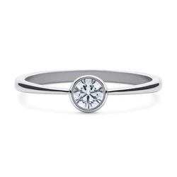Diamonfire Γυναικείο Δαχτυλίδι με Ζιργκόν από Ασήμι - Μέγεθος 17