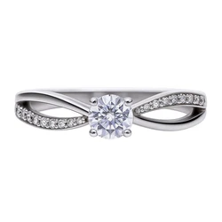 Diamonfire Γυναικείο Ασημένιο Δαχτυλίδι με Ζιργκόν, Μέγεθος 17