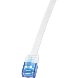 LogiLink Flat Patch Cable RJ45 U/UTP Cat6 0.5 m White