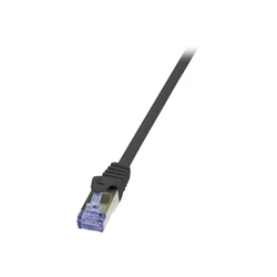 LogiLink U/UTP Cat.6a (Gigabit) Καλώδιο Ethernet Flat 30m Μαύρο - CQ3123S