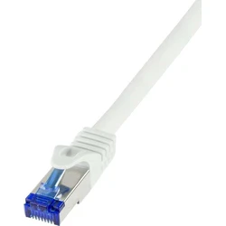 LogiLink Ultraflex Patch Cable Cat6a S/FTP 0.25 m White (C6A011S)