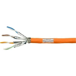 LogiLink S/FTP Cat.7 (10Gbps) Network Cable Unterminated 200m Orange CPV0061