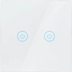 LogiLink Διακόπτης Τοίχου Αφής Wi‑Fi Διπλός (2‑Gang) SH0125