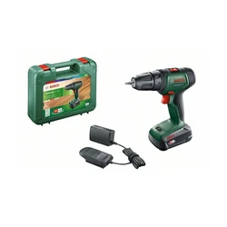 Bosch UniversalDrill 18V Συσκευή Δραπάνου-Κατσαβιδιού (Πράσινο/Μαύρο) με Li-Ion 2,5Ah και Koffer (POWER FOR ALL ALLIANCE)