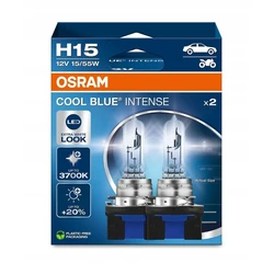 Osram Λάμπες Αυτοκινήτου Cool Blue Intense Nextgen H15 Αλογόνου 3700K 12V 2τμχ 64176CBN-2HB
