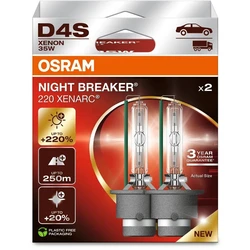 Osram Λάμπες Αυτοκινήτου D4S Xenon 4500K Φυσικό Λευκό 42V 35W 2τμχ