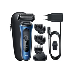 Braun Series 6 61-B1500s Ηλεκτρικό Ξυριστικό, μπλε
