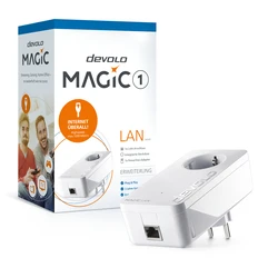 devolo Magic 1 LAN Powerline Adapter - Powerline έως 1.200 Mbit/s, 1x Gigabit LAN