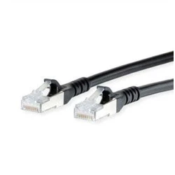 METZ CONNECT Patch Cable Cat.6A AWG 26 LSOH, 60 m, Black, MPN 130845F000-E