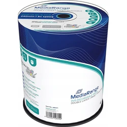 MediaRange DVD+R 8.5GB 8x Διπλής Στρώσης (Dual Layer) Εκτυπώσιμα - 100 τεμ. (MR471)