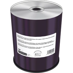 MediaRange DVD+R 4.7GB 16x - 100 τεμάχια, πλήρως εκτυπώσιμα (Cake Box)