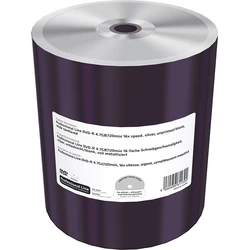 MediaRange DVD+R 4.7GB 100τεμ 16x ασημένια χωρίς εκτύπωση (Shrink)