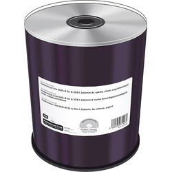 MediaRange DVD+R 8.5GB 100 τεμ. 8x ασημί χωρίς εκτύπωση (Cakebox)