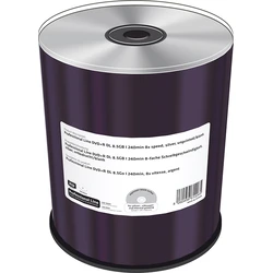 MediaRange DVD+R 8.5GB 100τεμ 8x λευκά πλήρως εκτυπώσιμα (Cakebox)
