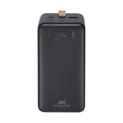 Rivacase VA1084 Power Bank 40000mAh 65W με Θύρα USB-A και 2 Θύρες USB-C Μαύρο
