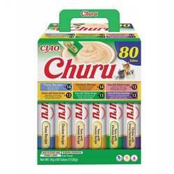 Inaba Λιχουδιές για Γάτα με Κοτόπουλο / Τόνο 14 gr (INABA Churu)