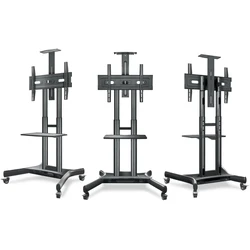 Onkron TS1551-B Κινητή Βάση Τηλεόρασης 40-70'' Μαύρη (με ρόδες)
